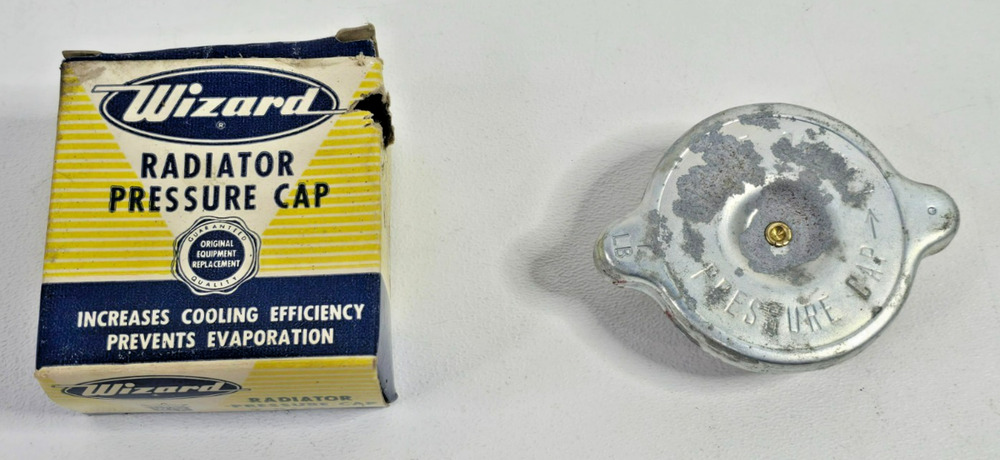 Vintage Wizard Western Auto T-8443 Radiator Cap 53-54 Corvette